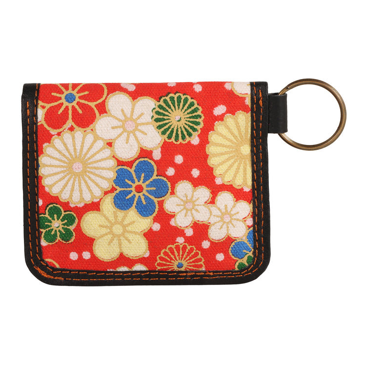 Coin Wallet - Red Flower