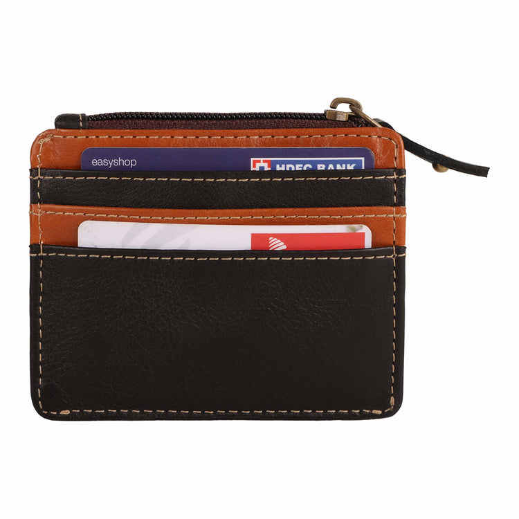 Black Leather CC Wallet