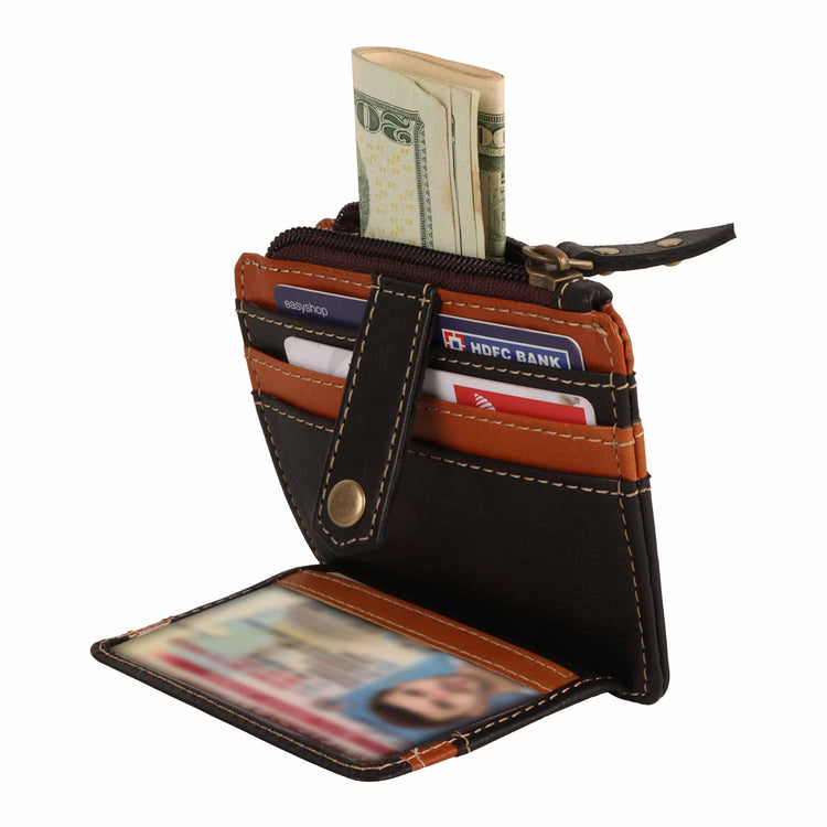 Black Leather CC Wallet