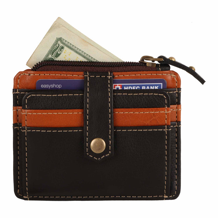 Black Leather CC Wallet
