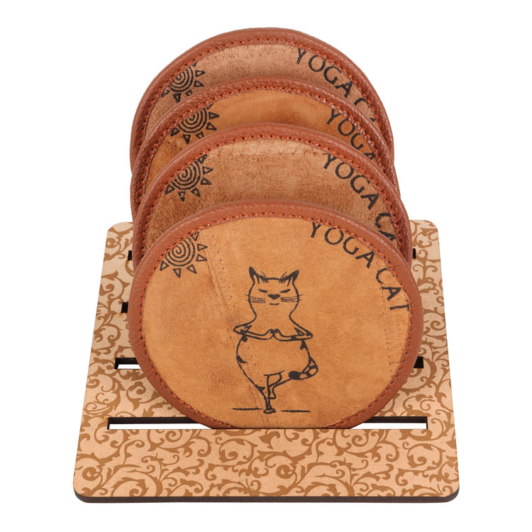 Cat Coaster Set of 4