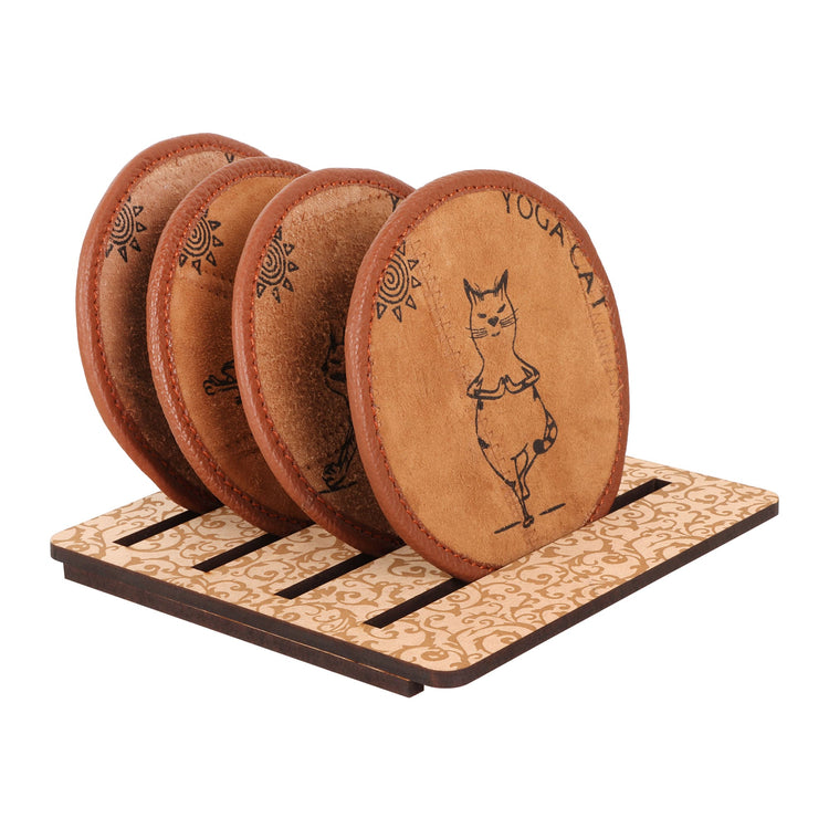 Cat Coaster Set of 4