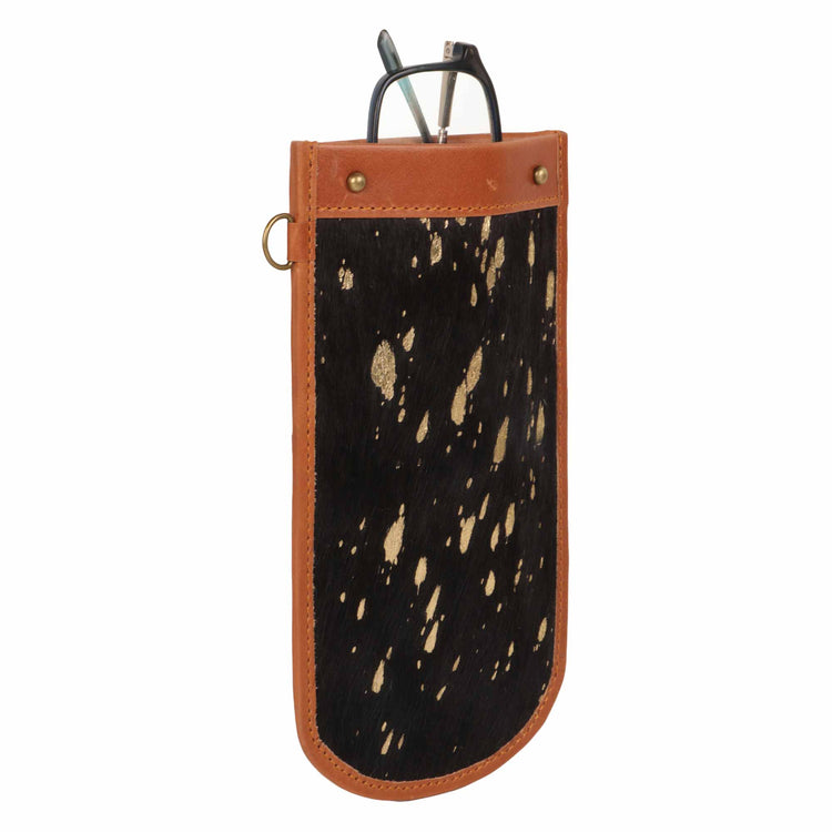 Black Rawhide Eyeglass Case