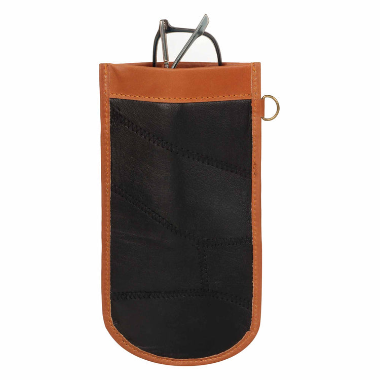 Black Rawhide Eyeglass Case
