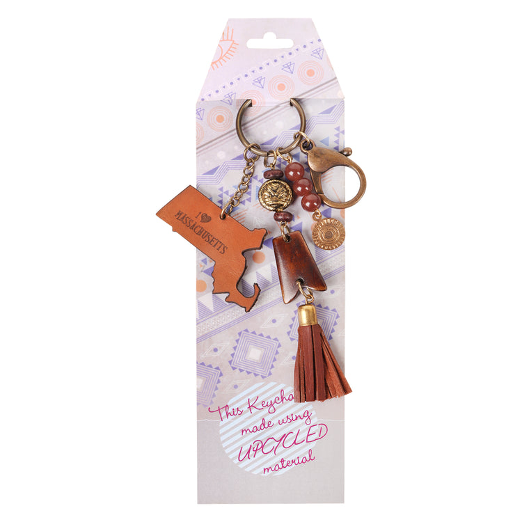 MASSACHUSETTS Keychain