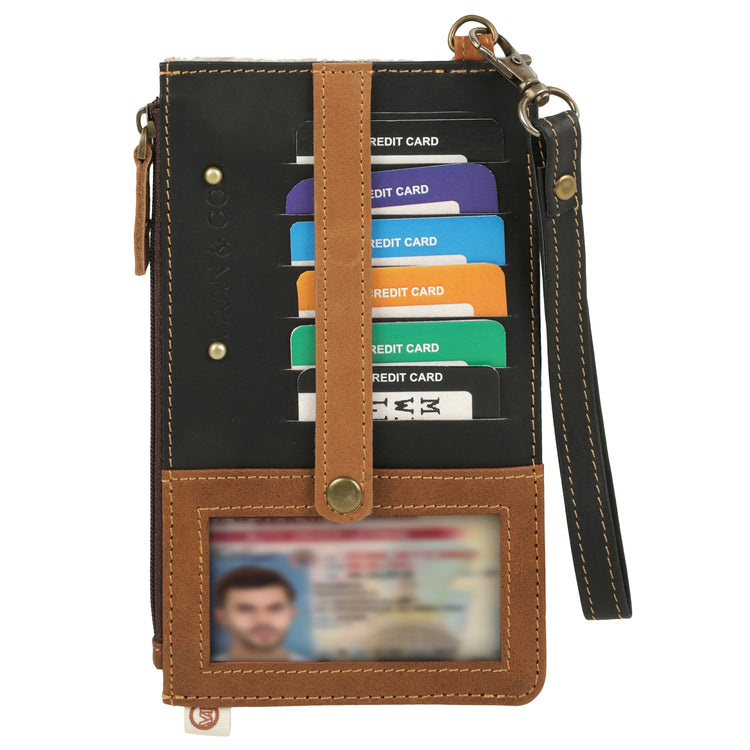 Daisy Rawhide Credit Card Wallet