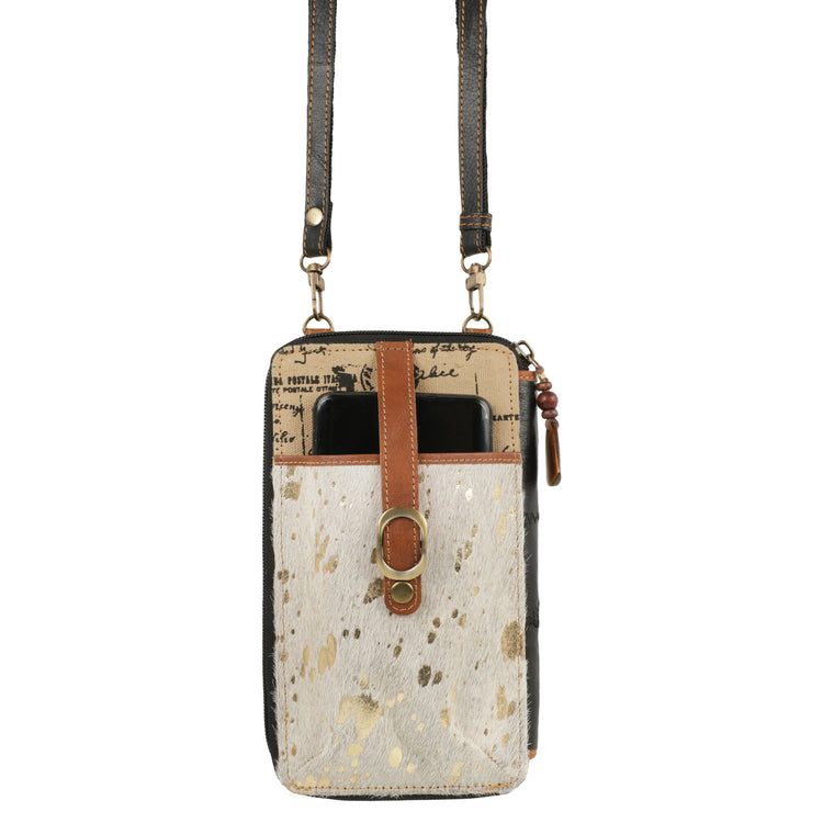 Hannah Rawhide Cellphone Crossbody