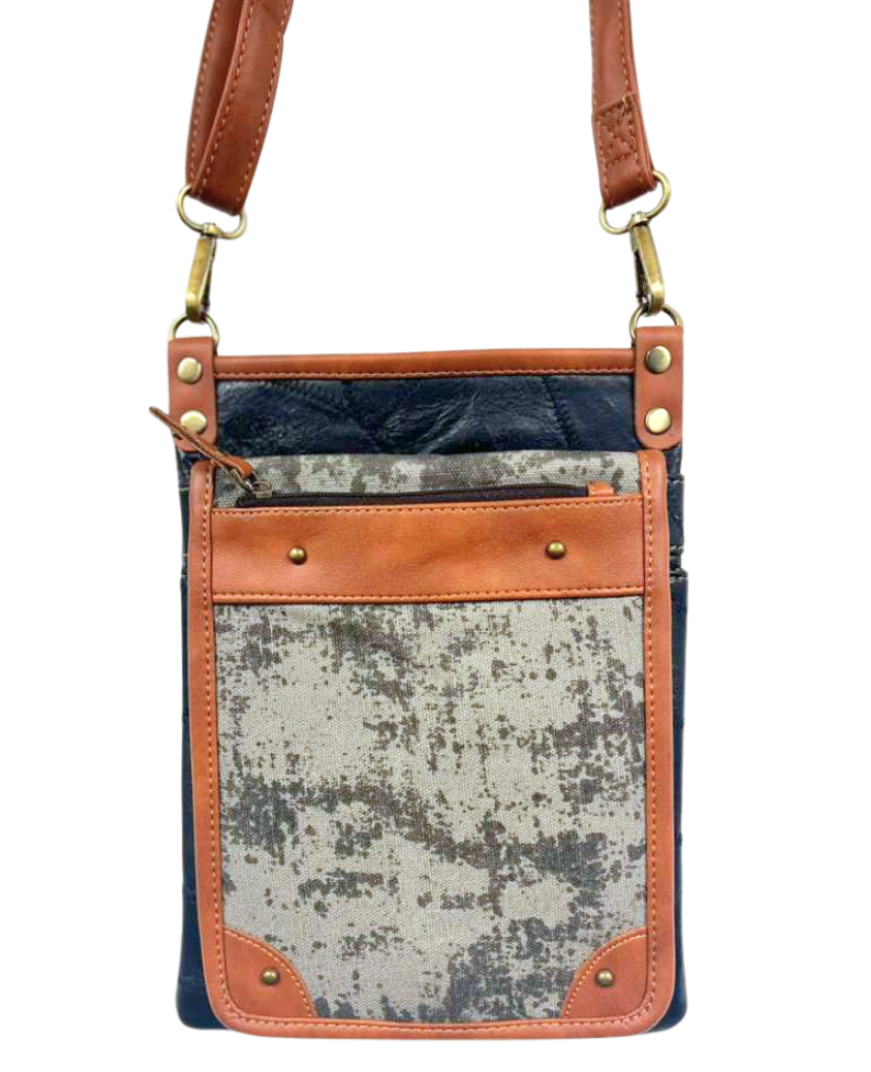 Tiah Crossbody Bag w/ Hidden CC Slots - Carbon Grey