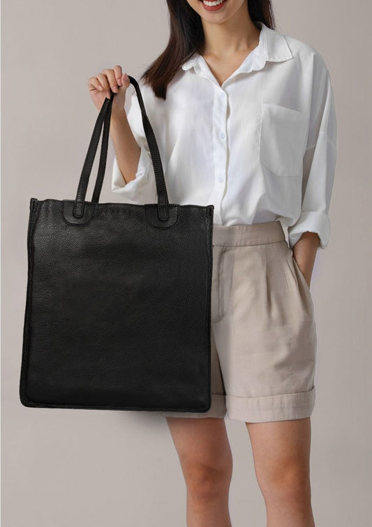 Vic Sustainable Leather Tote Bag