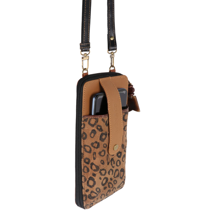 Prism Cheetah Cellphone Crossbody Wallet