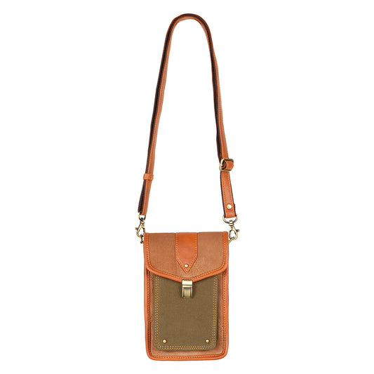 Harley Mini Expandable Crossbody w/ Buckle Clasp - OG Green