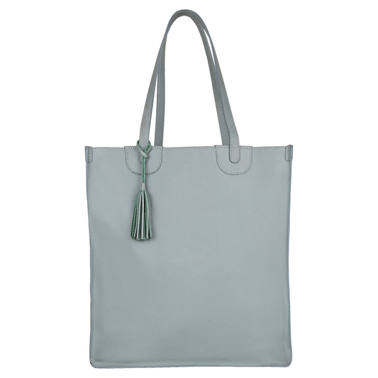 Maud Book Shop Tote - Cool Blue