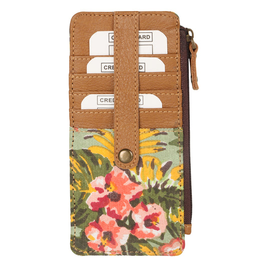 Dani 7-Slot CC Wallet w/ ID Pocket - Summer Jungle