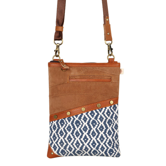 Brisk Crossbody Bag w/ Cellphone Pocket - Blue Breeze