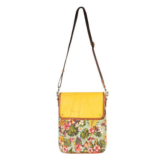 Cavalier Crossbody w/ Top Closure - Summer Jungle