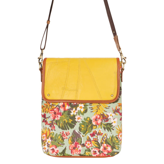 Cavalier Crossbody w/ Top Closure - Summer Jungle