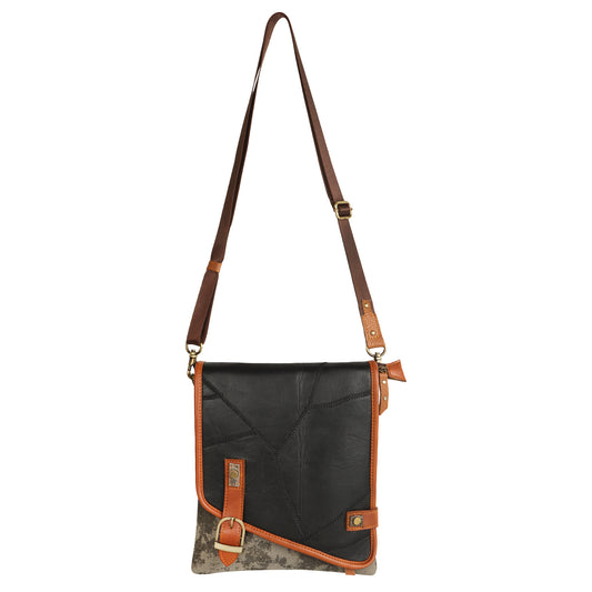 Quest Crossbody w/ Asymmetrical Flap - Carbon Grey