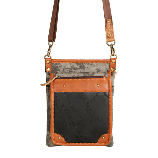 Tiah Crossbody Bag w/ Hidden CC Slots - Carbon Grey