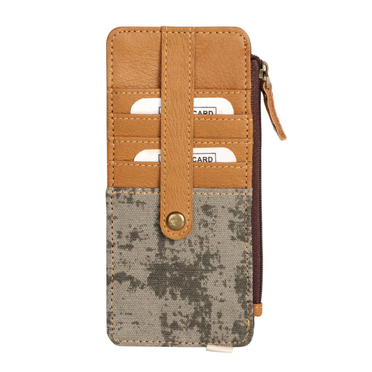 Dani 7-Slot CC Wallet w/ ID Pocket - Carbon Grey