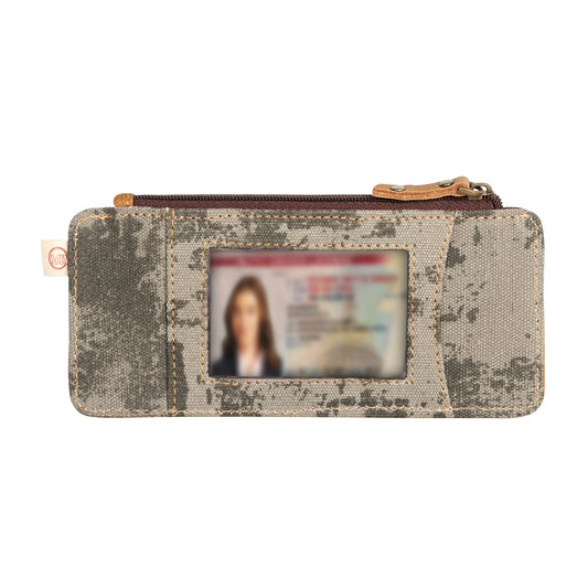 Dani 7-Slot CC Wallet w/ ID Pocket - Carbon Grey