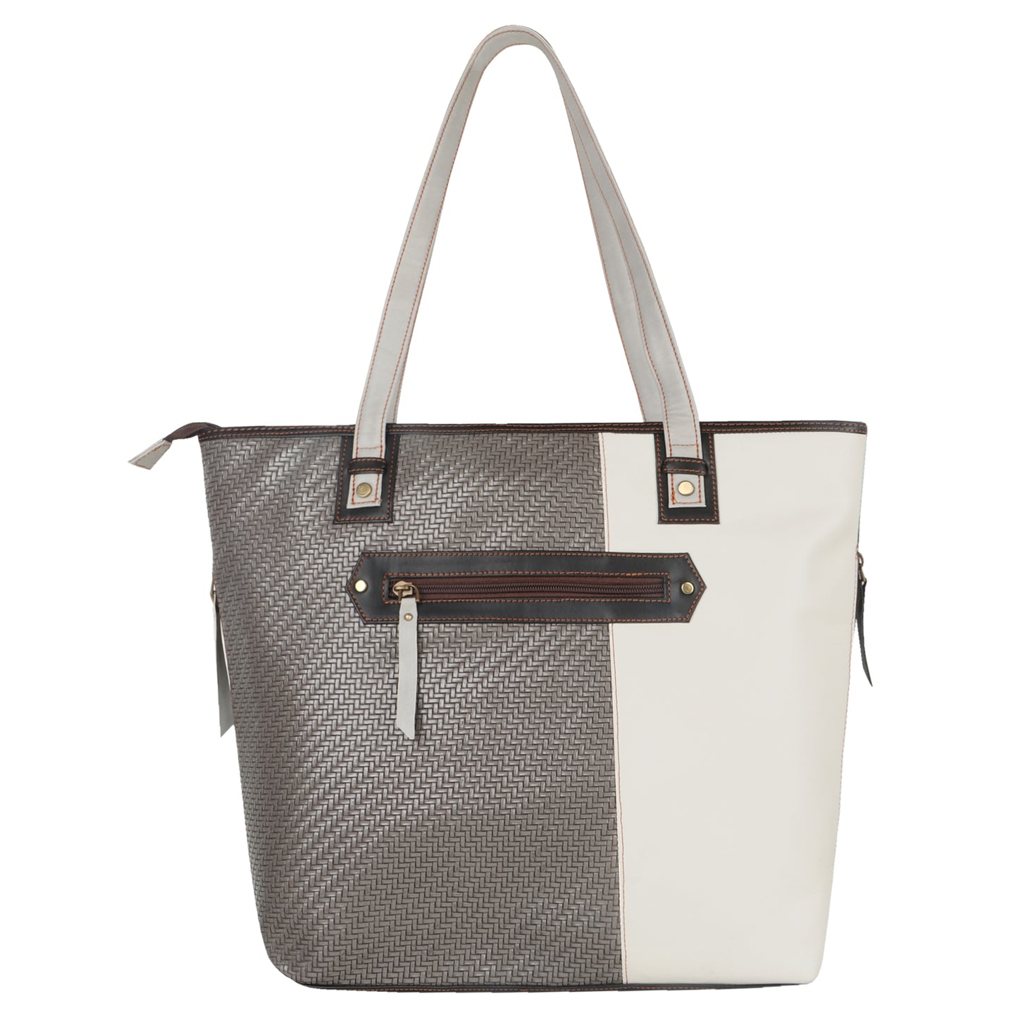 FOXIE - Evelyn Large Conceal Carry Shoulder Shoulder Bag in Gray