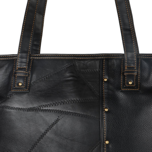 VAAN & CO. - Evelyn Large Conceal Carry Shoulder Bag in Black