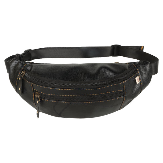 VAAN & CO. - Fanny Pack with Front Pocket in Black