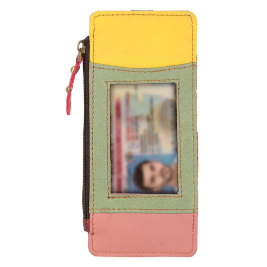 7-Star Wallet Pink Plaid