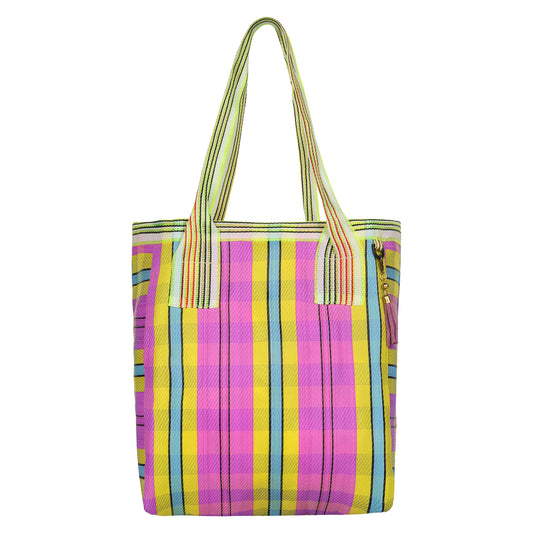 Liana Recyled Nylon Shoulder Bag - Flamingo Pink Yl