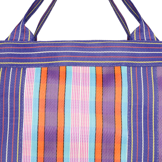 Isla Recyled Nylon XL Shopper Tote - Orchid Pop Pr/PI