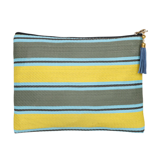 Kai Recycled Nylon Pouch - Piña Haze Yl/Gr
