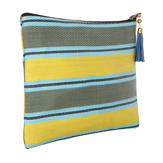 Kai Recycled Nylon Pouch - Piña Haze Yl/Gr