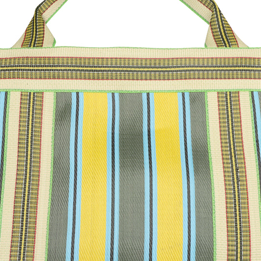 Isla Recyled Nylon XL Shopper Tote - Piña Haze Yl/Gr