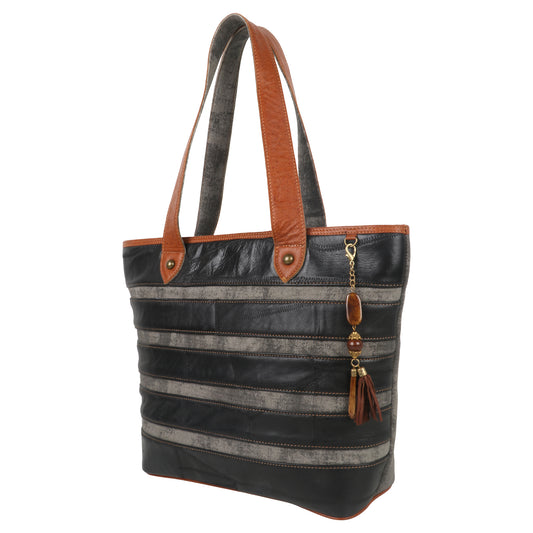 Inde Black Tote