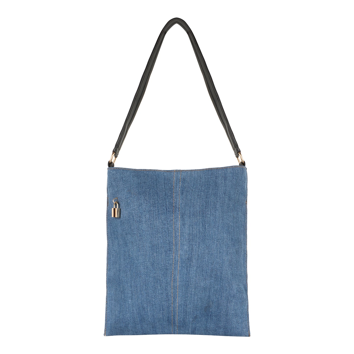 Lyla Patchwork Denim Hobo Bag
