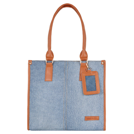 Madi Denim Shoulder Bag