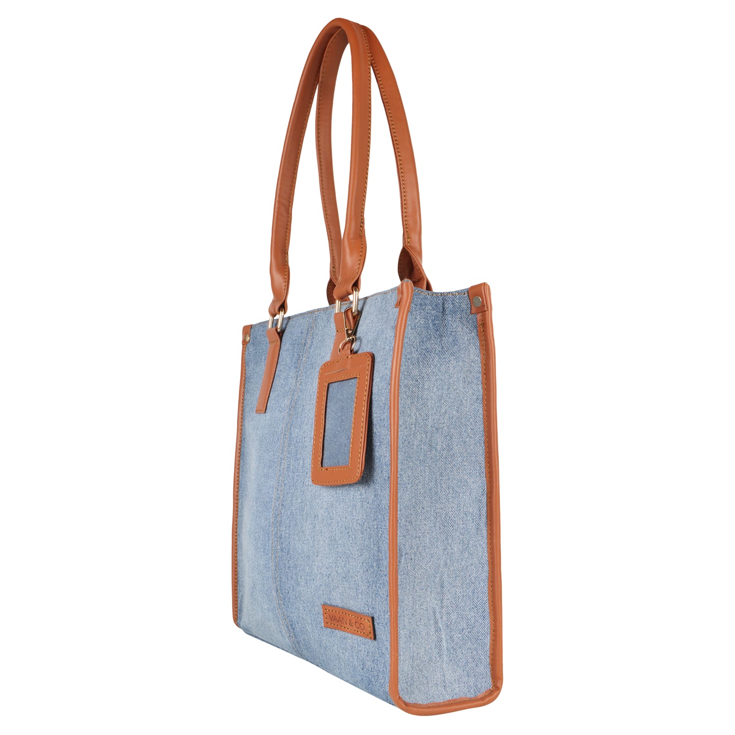 Madi Denim Shoulder Bag