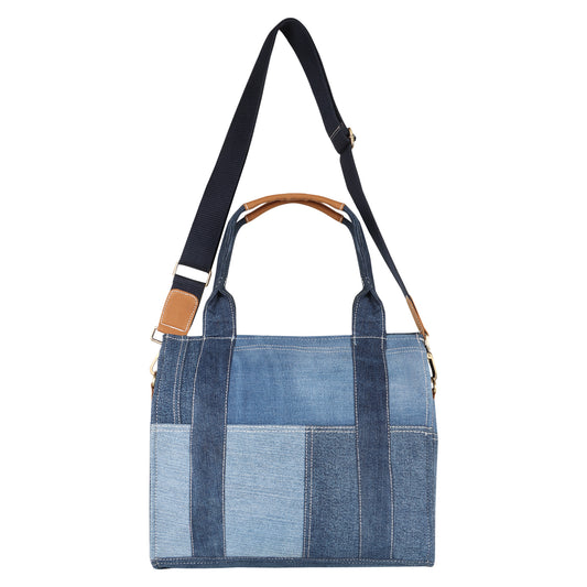 Helly Denim Crossbody W/ Handles