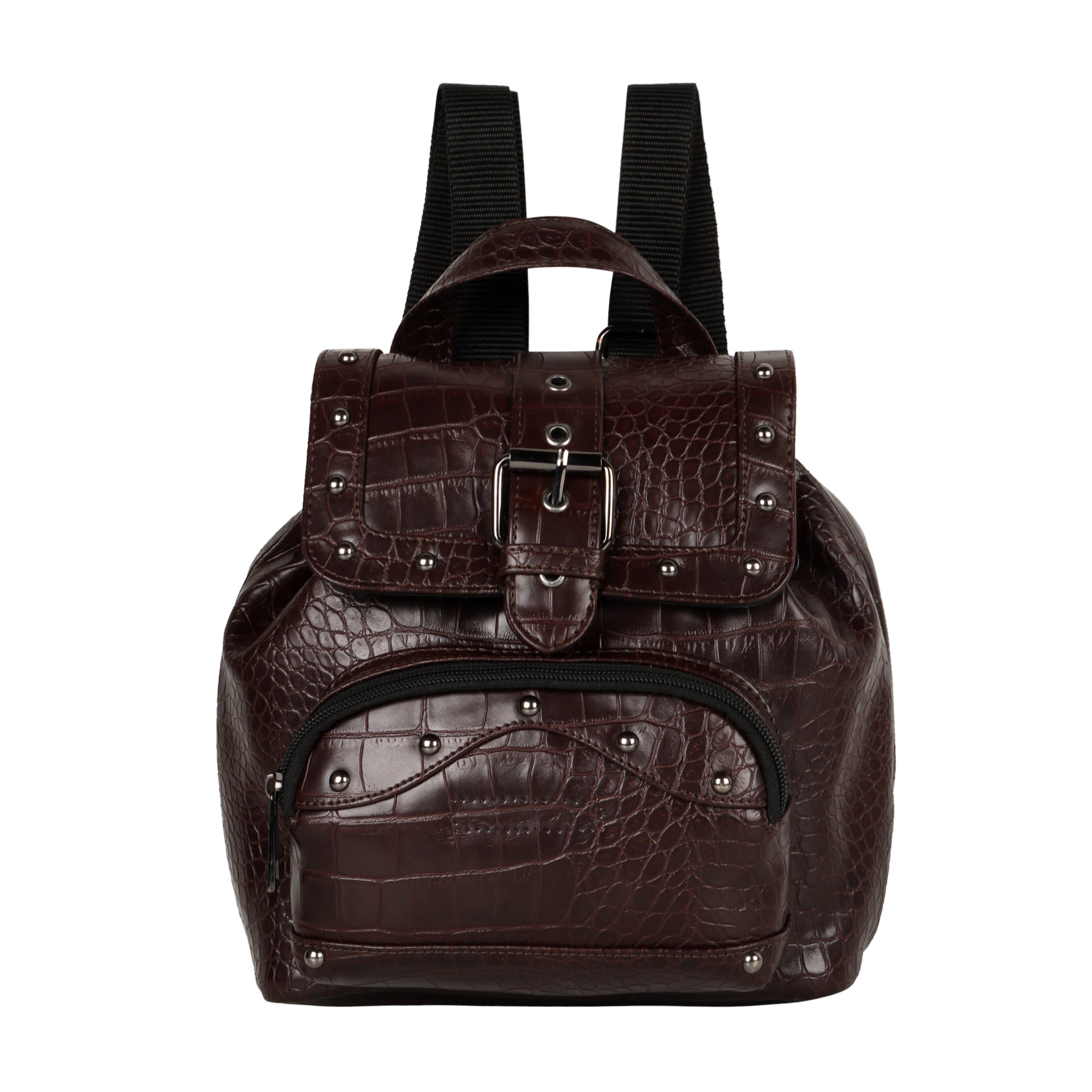 croc mini verity backpack Katy Croc Print Mini Backpack – Vaan & Co