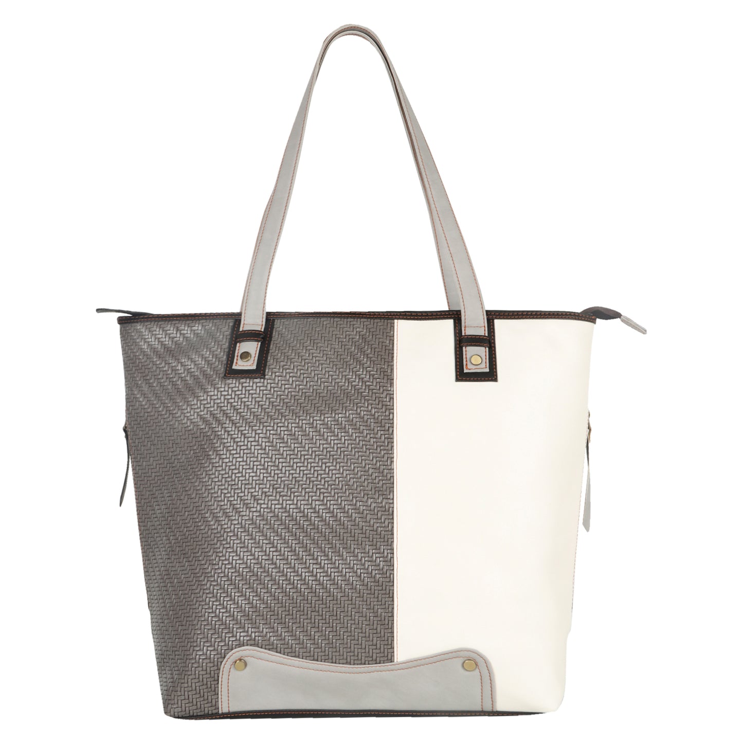 FOXIE - Evelyn Large Conceal Carry Shoulder Shoulder Bag in Gray