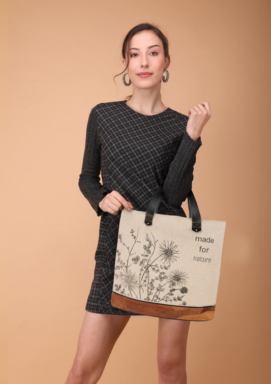 Cara Recycled Canvas Market Tote