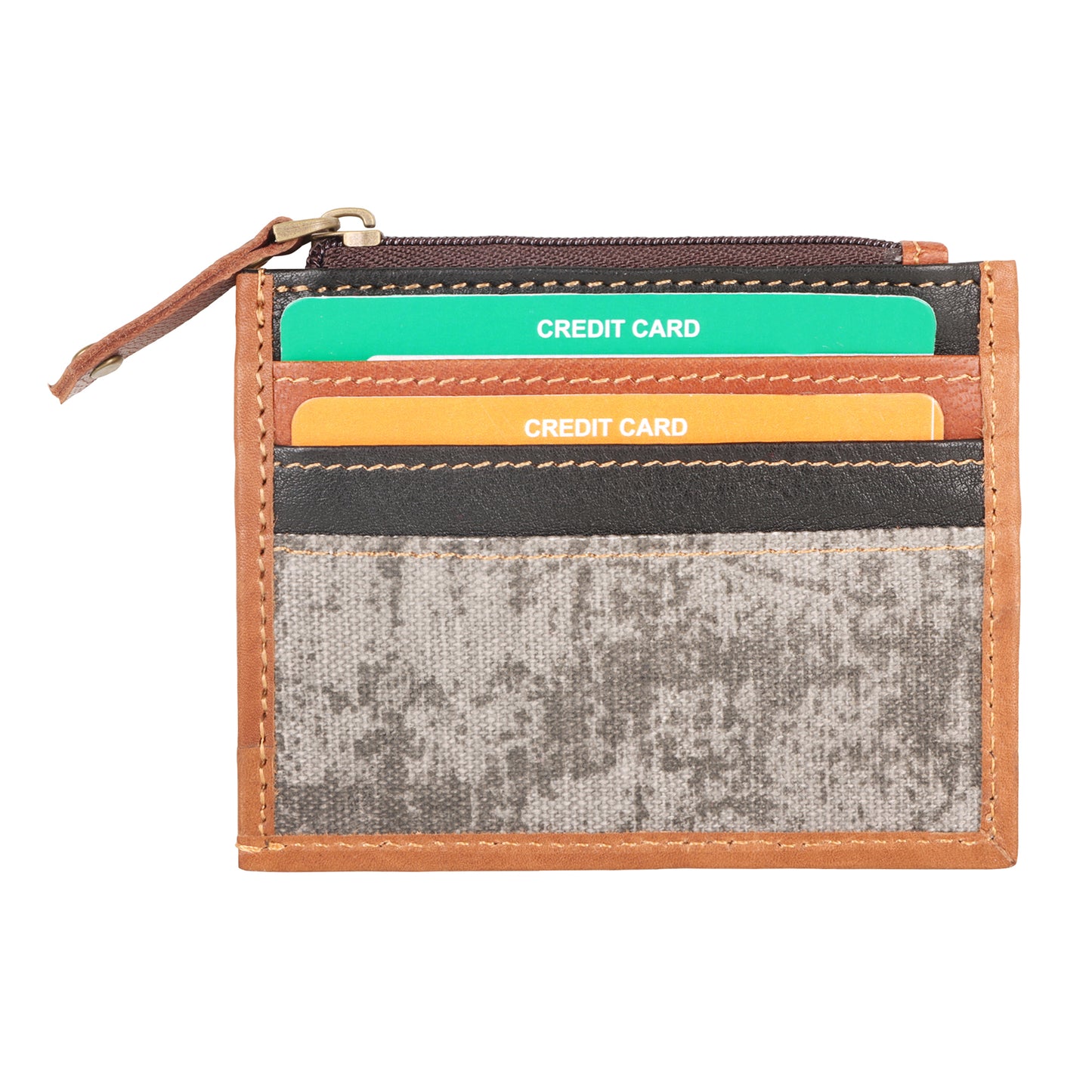 Small Card Wallet - Carbon