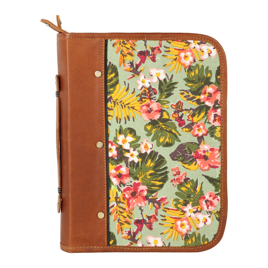 Bible Cover Floral Large