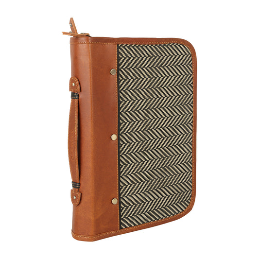 Bible Cover Herringbone Large