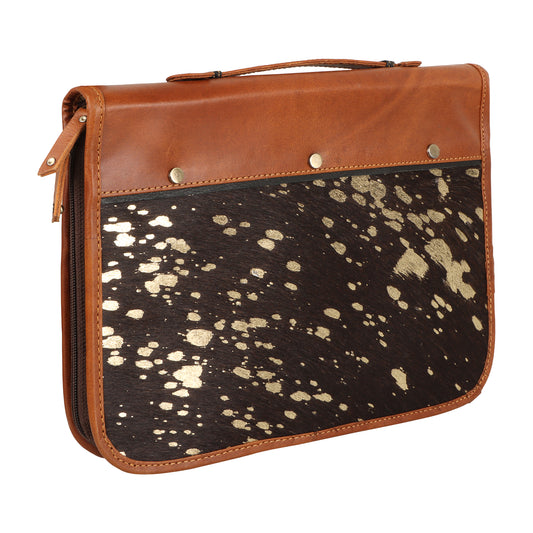 Bible Cover Black Hairon Large