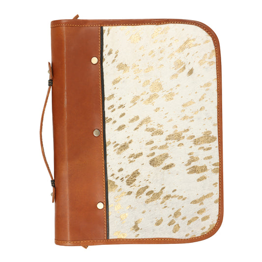 Bible Cover White Hairon Large