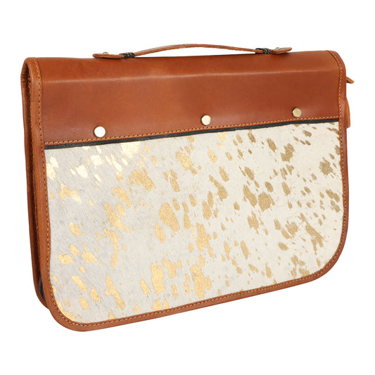Bible Cover White Hairon Large