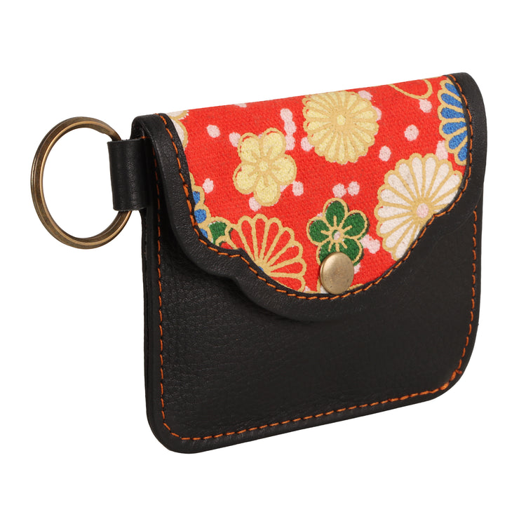 Coin Wallet - Red Flower