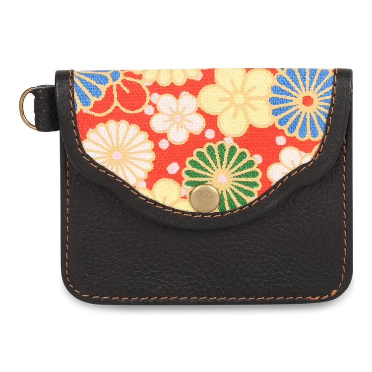 Coin Wallet - Red Flower